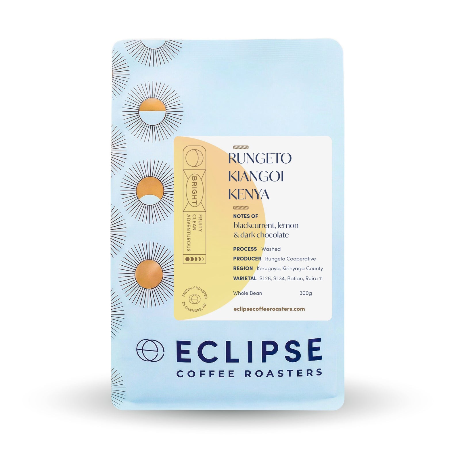 Kenya Rungeto Roasted Coffee Beans 300g bag